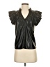 Melissa Nepton 100% Polyurethane Black Short Sleeve Blouse Size S - photo 1