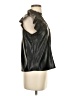 Melissa Nepton 100% Polyurethane Black Short Sleeve Blouse Size S - photo 4