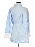 Zara Blue 3/4 Sleeve Button-Down Shirt Size M - photo 2