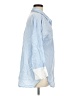 Zara Blue 3/4 Sleeve Button-Down Shirt Size M - photo 4