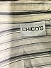 Chico's Stripes Ivory Long Sleeve Blouse Size S - photo 7