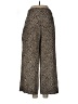 J.Crew 100% Silk Animal Print Gold Silk Pants Size 6 - photo 2