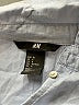 H&M 100% Cotton Blue Long Sleeve Button-Down Shirt Size 6 - photo 7