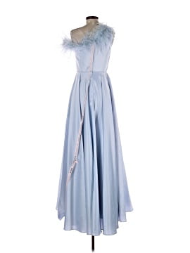 sachin and babi light blue dress Mac Duggal | Dresses | Nwt 49835 Mac Duggal High Neck Chiffon Tiered Gown  With Cutout Midnight Blue main image 1
