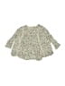 Unbranded Floral Green 3/4 Sleeve Blouse 6-9 MO / 9 MO - photo 1