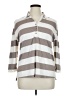 MULTIPLES Gray Long Sleeve Polo Size XL - photo 1