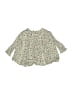 Unbranded Floral Green 3/4 Sleeve Blouse 6-9 MO / 9 MO - photo 2