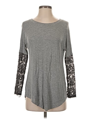 Bordeaux Long Sleeve Top (view 1)