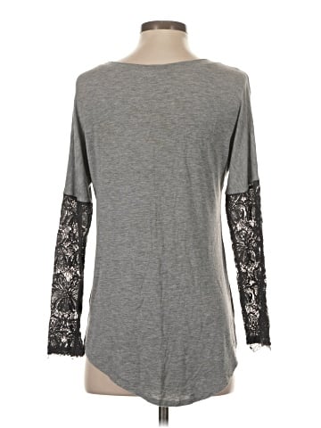 Bordeaux Long Sleeve Top (view 2)