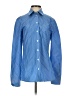 Michael Kors Stripes Blue Long Sleeve Button-Down Shirt Size 2 - photo 1