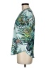 Assorted Brands 100% Polyester Tropical Teal Short Sleeve Blouse Size M (estimated) - photo 5