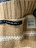 Tahari Stripes Tan Pullover Sweater Size XL - photo 7