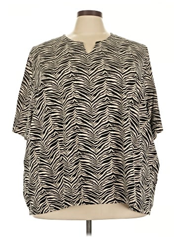 Ulla Popken Short Sleeve Top (view 1)