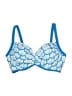Boden Print Blue Swimsuit Top Size S - photo 1
