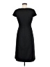Ann Taylor 100% Polyester Solid Black Casual Dress Size 6 - photo 2