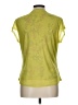 DR2 Yellow Short Sleeve Blouse Size L - photo 2