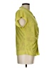 DR2 Yellow Short Sleeve Blouse Size L - photo 4