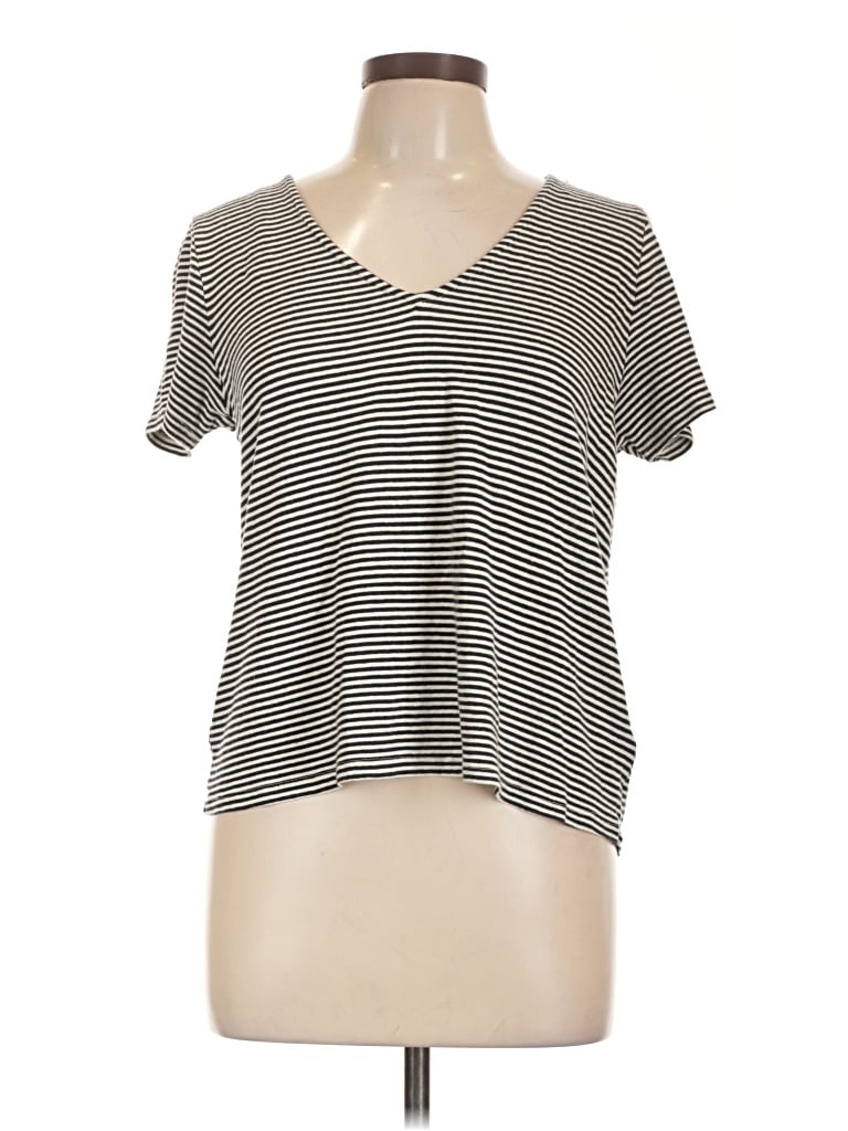 Pre-owned H&m Short Sleeve T-shirt In Gray