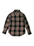 Crewcuts 100% Cotton Plaid Green Long Sleeve Button-Down Shirt Size 8 - photo 1