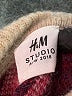 H&M Houndstooth Brown Blue Pullover Sweater Size S - photo 7