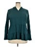 Lane Bryant Teal Long Sleeve Turtleneck Size 18 - photo 1