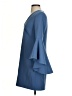 Milly Solid Blue Casual Dress Size 2 - photo 5