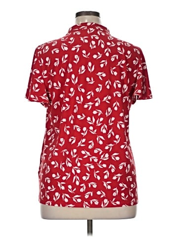 Lauren by Ralph Lauren Short Sleeve Blouse (view 2)
