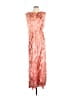 BCBGMAXAZRIA 100% Polyester Orange Casual Dress Size S - photo 1