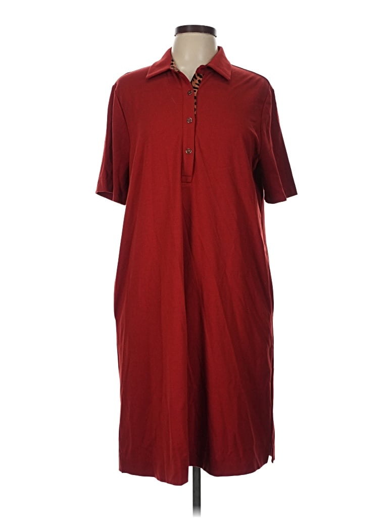 Pre-owned Chico's Casual Dress In Burgundy