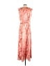 BCBGMAXAZRIA 100% Polyester Orange Casual Dress Size S - photo 2