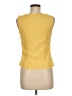 Shein 100% Polyester Yellow Sleeveless Blouse Size 6 - photo 2