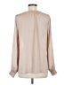 Blu Pepper 100% Polyester Tan Long Sleeve Blouse Size M - photo 2