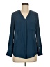 Simply Styled 100% Polyester Blue Long Sleeve Blouse Size M (petite) - photo 1