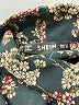 Shein Floral Black Long Sleeve Blouse Size XS - photo 7
