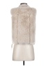 Assorted Brands 100% Polyester Ivory Faux Fur Vest Size S - photo 2