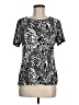 JM Collection Black Short Sleeve Top Size M - photo 1