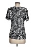 JM Collection Black Short Sleeve Top Size M - photo 2