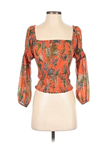 L'Agence 3/4 Sleeve Blouse (view 1)