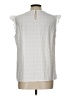 Elle White Sleeveless Blouse Size L - photo 2