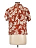Levi's Floral Red Short Sleeve Blouse Size L - photo 2