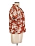 Levi's Floral Red Short Sleeve Blouse Size L - photo 4