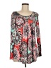 Popyoung Red Long Sleeve Blouse Size M - photo 1