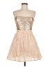 Forever Metallic Gold Cocktail Dress Size M - photo 1
