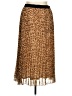 WD.NY 100% Polyester Animal Print Brown Casual Skirt Size XL - photo 1