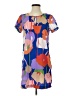 Blue Rain Print Blue Casual Dress Size S - photo 1