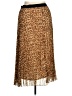 WD.NY 100% Polyester Animal Print Brown Casual Skirt Size XL - photo 2