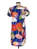 Blue Rain Print Blue Casual Dress Size S - photo 2