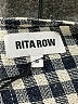 Rita Row Checkered-gingham Black White Tank Top Size M - photo 7