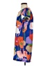 Blue Rain Print Blue Casual Dress Size S - photo 5