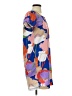 Blue Rain Print Blue Casual Dress Size S - photo 4